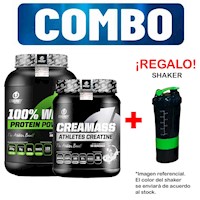 Proteina 100% Whey 1kg Vainilla Más Creamass 500gr Natural